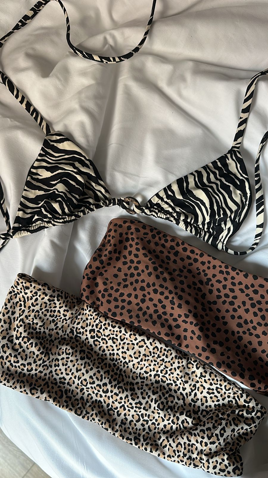 Simple Bandeau Top in Spotted